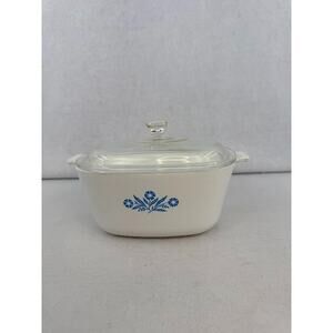 Vintage Corning Ware Blue Cornflower 2 1/2 QT P -‎ 2 1/2 - B with Lid
